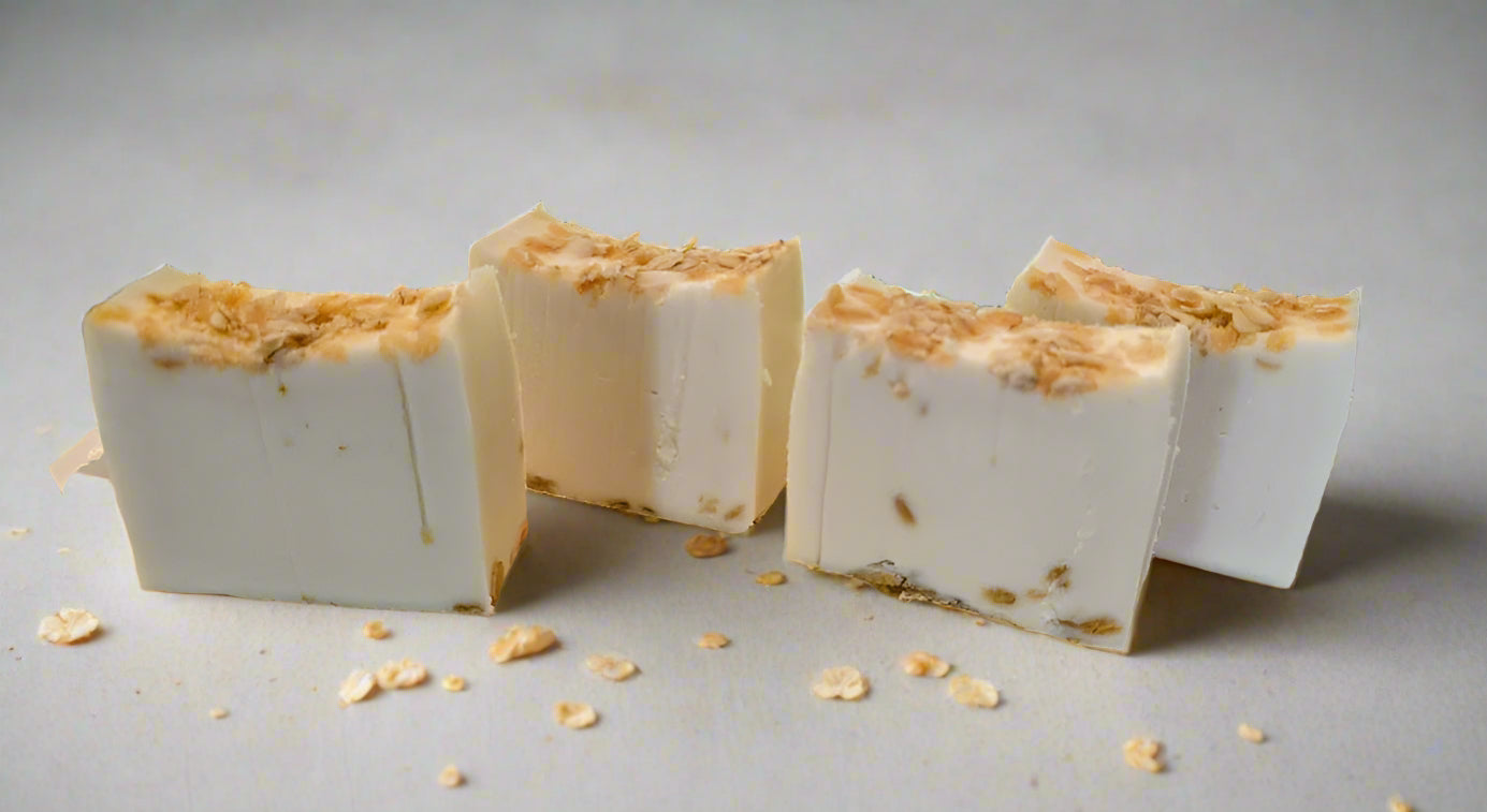 Oatmeal Unscented Scrub Bars for Sensitive Skin