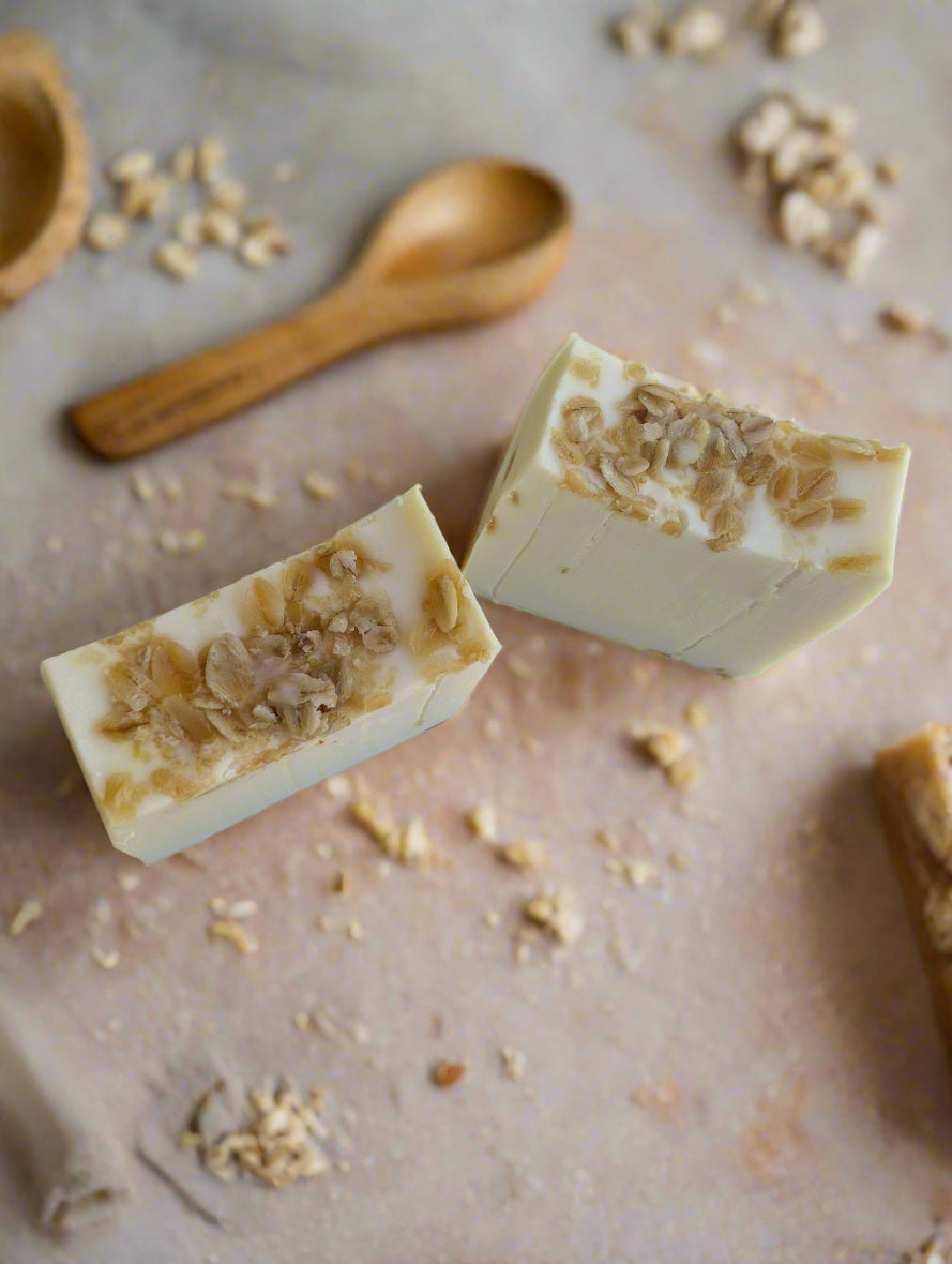 Oatmeal Unscented Scrub Bars for Sensitive Skin